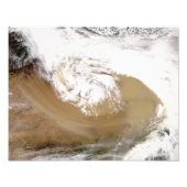 Stausturm in der nördlichen China Fotodruck (Vorne)