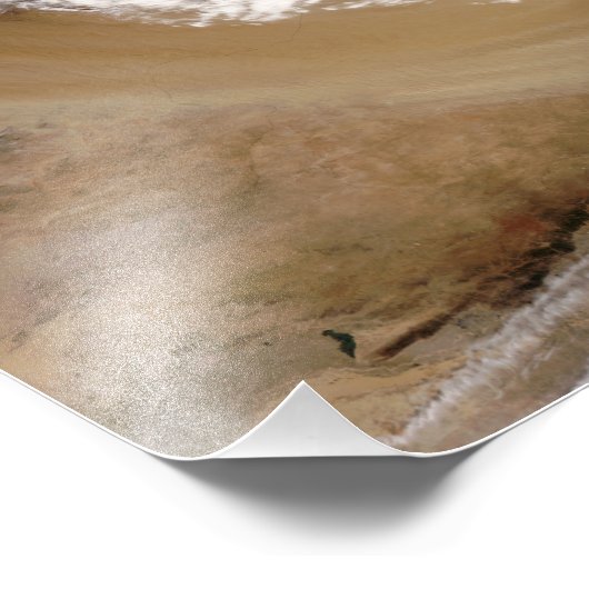 Stausturm in der nördlichen China Fotodruck (Ecke)