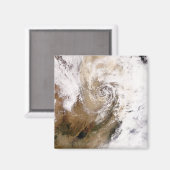 Stausturm in der nördlichen China Magnet (Vorderseite/Rückseite)