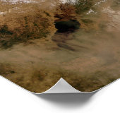 Stausturm in der nördlichen China Poster (Ecke)