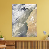 Stausturm vor Westafrika Leinwanddruck (Insitu (Wohnzimmer))