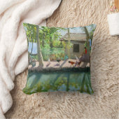 Stauwasser Indien Kissen (Decke)