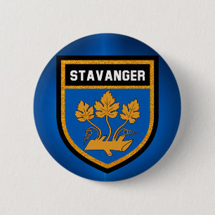 Stavanger Flag Button