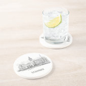 Stavanger Norwegen Beautiful Streetscape Zeichnend Getränkeuntersetzer (Seite)