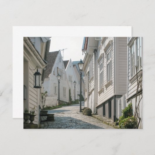 Stavanger Norwegen Card (Vorne/Hinten)