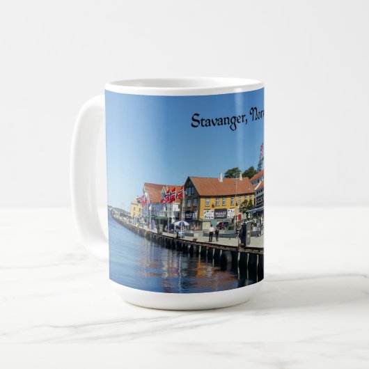Stavanger, Norwegen, landschaftlich, Kaffeetasse (Vorderseite Links)