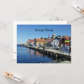 Stavanger, Norwegen, landschaftlich, Karte (Vorderseite/Rückseite Beispiel)