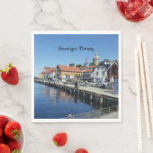 Stavanger, Norwegen, landschaftliches Foto Serviette (Beispiel)