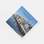 Stavanger, Norwegen, landschaftliches Foto Serviette (Ecke)