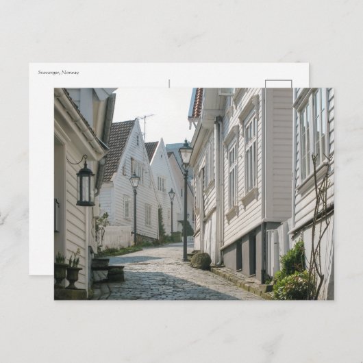 Stavanger Norwegen Postkarte (Vorne/Hinten)