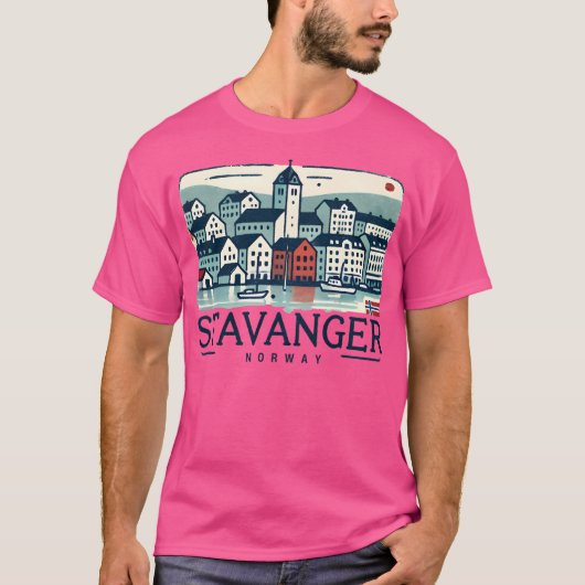 Stavanger Norwegen T-Shirt (Vorderseite)