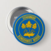 Stavanger Round Emblem Button (Vorne & Hinten)