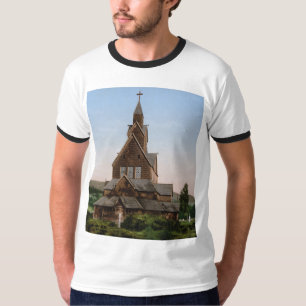Stave Church in Norwegen (c. 1900) T-Shirt