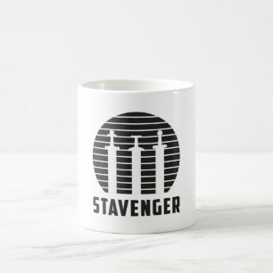 Stavenger Norwegen City Skyline Cityscape Geschenk Kaffeetasse