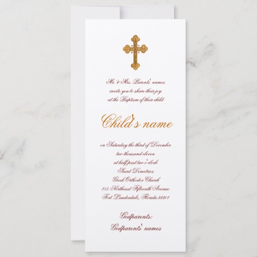 Stavro Einladung (Vorderseite)