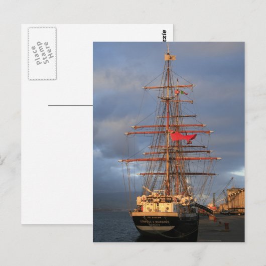 Stavros S Niarchos Postkarte (Vorne/Hinten)