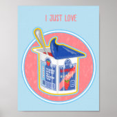 Stawberry Jogurt Poster (Vorne)