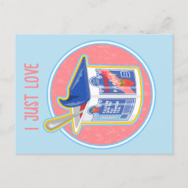 Stawberry Jogurt Postkarte