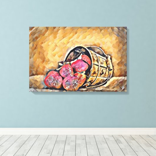 Stawberry Leinwanddruck (Insitu (Holzboden))