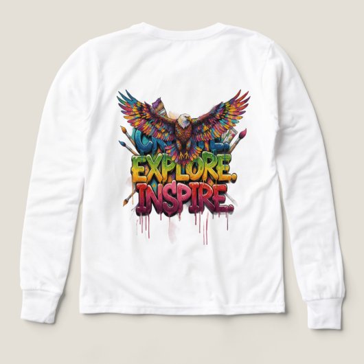 "Stay Alive & Endure Inspire – Motivational Long S (Design Rückseite)