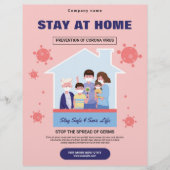 Stay At Home Campaign Flyer (Vorne)