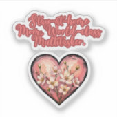 Stay At Home Mom World Class Multitasker Aufkleber (Vorderseite)