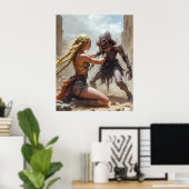 Stay Back Poster (Heimbüro)