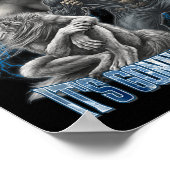 Stay Behind Me Kitten It's Gonna Get Wild Funny Al Poster (Ecke)