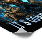 Stay Behind Me Kitten It's Gonna Get Wild Funny Al Poster (Ecke)