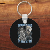 Stay Behind Me Kitten It's Gonna Get Wild Funny Al Schlüsselanhänger (Vorderseite)