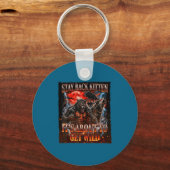 Stay Behind Me Kitten It's Gonna Get Wild Werewolf Schlüsselanhänger (Vorderseite)