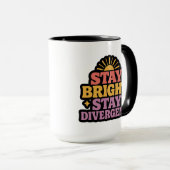 Stay Bright, Stay Divergent Tasse (VorderseiteRechts)