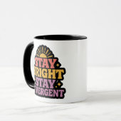 Stay Bright, Stay Divergent Tasse (Vorderseite Links)