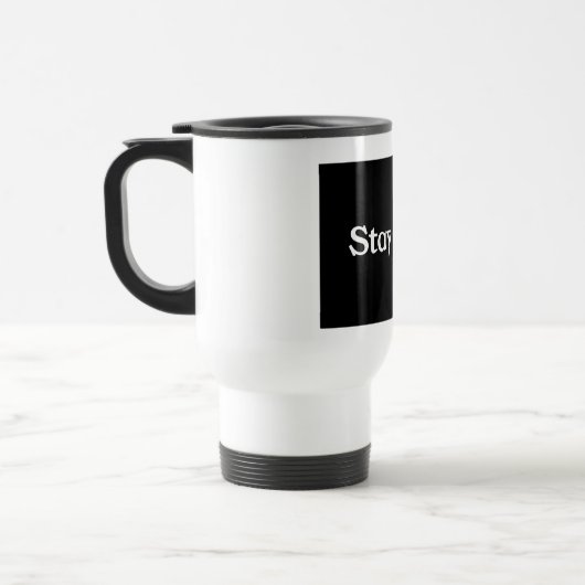 Stay Calm Coffee Mug & Travel Mug – Funny & Relaxe Reisebecher (Links)