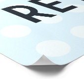 Stay Calm I’m Retired Poster (Ecke)