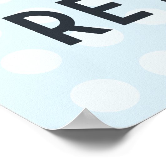 Stay Calm I’m Retired Poster (Ecke)