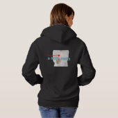 Stay Classy A Little Sassy – Stylish Feminine Quot Hoodie (Schwarz voll)