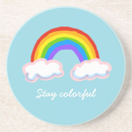 Stay colorful getränkeuntersetzer