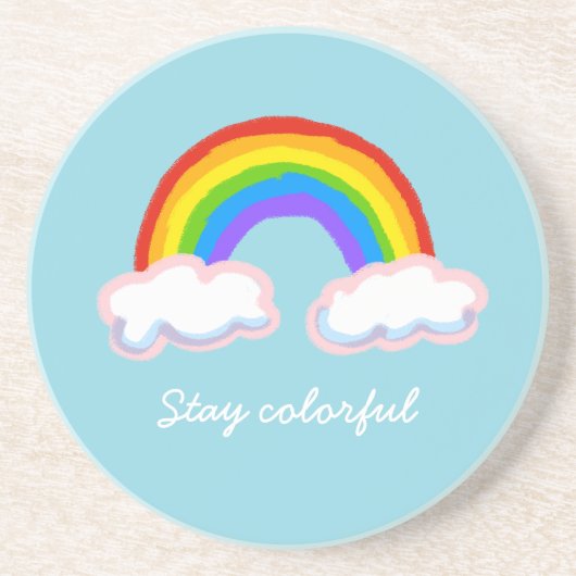 Stay colorful getränkeuntersetzer (Vorne)