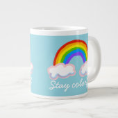 Stay colorful Jumbo-Tasse (Vorderseite Rechts)