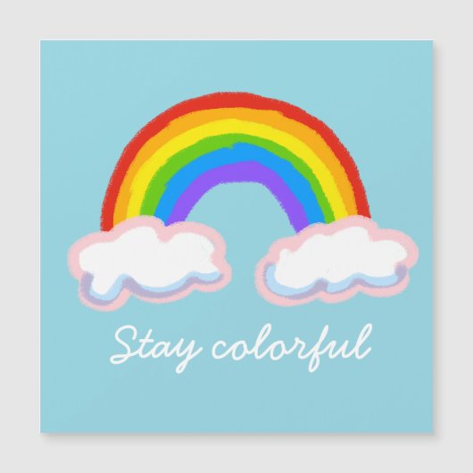 Stay colorful magnetkarte (Vorderseite)