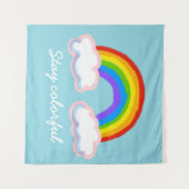 Stay colorful wandteppich (Vorderseite (Horizontal))