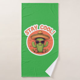 Stay cool. badehandtuch