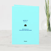 Stay Cool Dankeskarte (Rückseite)