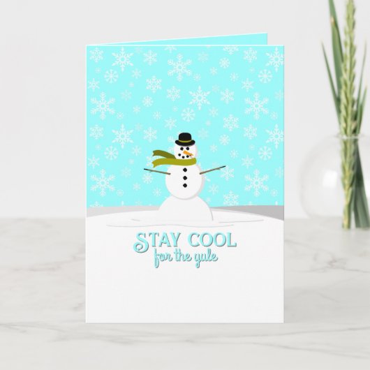 Stay Cool Dankeskarte (Vorderseite)