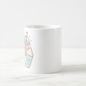 Stay Cool,Drink Cute–Trendy Summer Quote Kaffeetasse (Mittel)