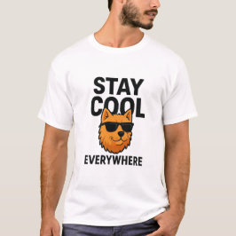 Stay Cool Everywhere Dog T-Shirt