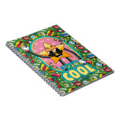 Stay Cool Retro Star Notebook Notizblock (Rechte Seite)