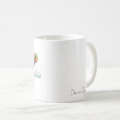 Stay Cosmic Minimal Space Typography Coffee Mug Kaffeetasse (VorderseiteRechts)