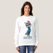 Stay Cozy Cute Winter Fox adorable Cold Weather An Sweatshirt (Vorne ganz)